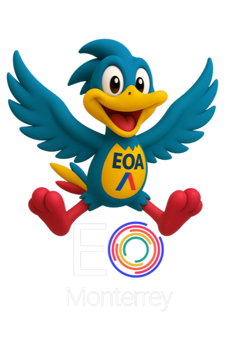 Speedy, la mascota de EO Accelerator Monterrey